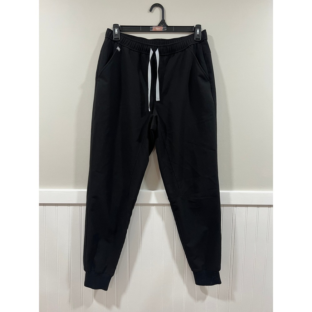 FIGS Scrubs Jogger Pants Black Technical Collection Women Size Large